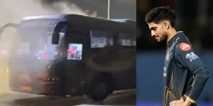 Gujarat Titans team bus technical snag